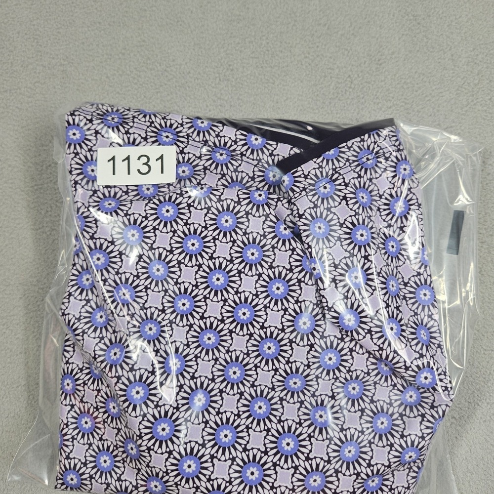 Lands' End Swim Skort Size 4 Purple Quick Dry Pull On Swim Skirt Pockets Cruise - Picture 11 of 11